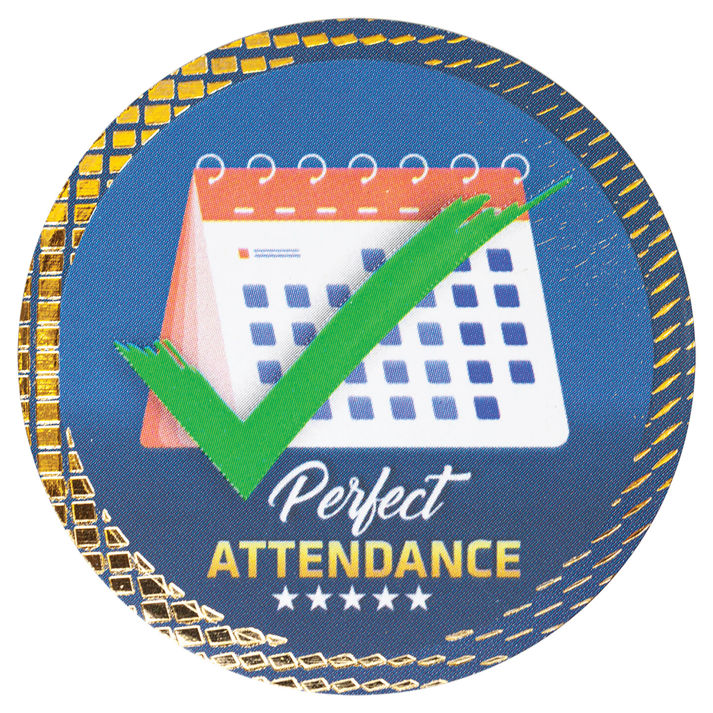 2" Perfect Attendance Dazzle Insert