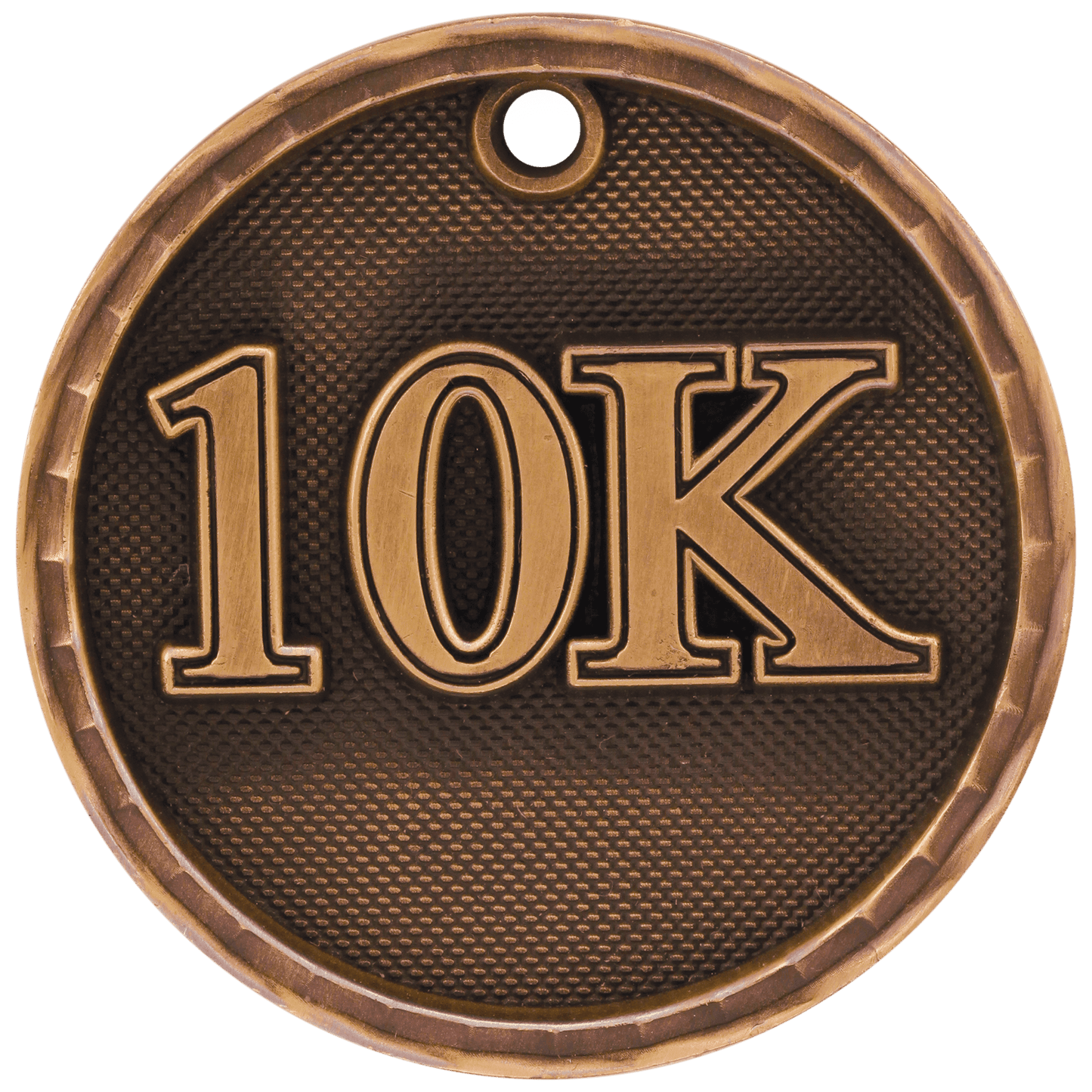 2" Antique Bronze 3D 10K Medal