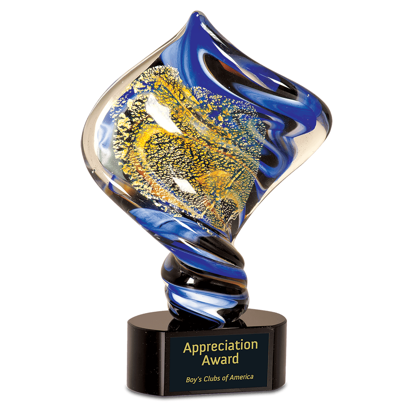 Diamond Twist Art Glass - 11"