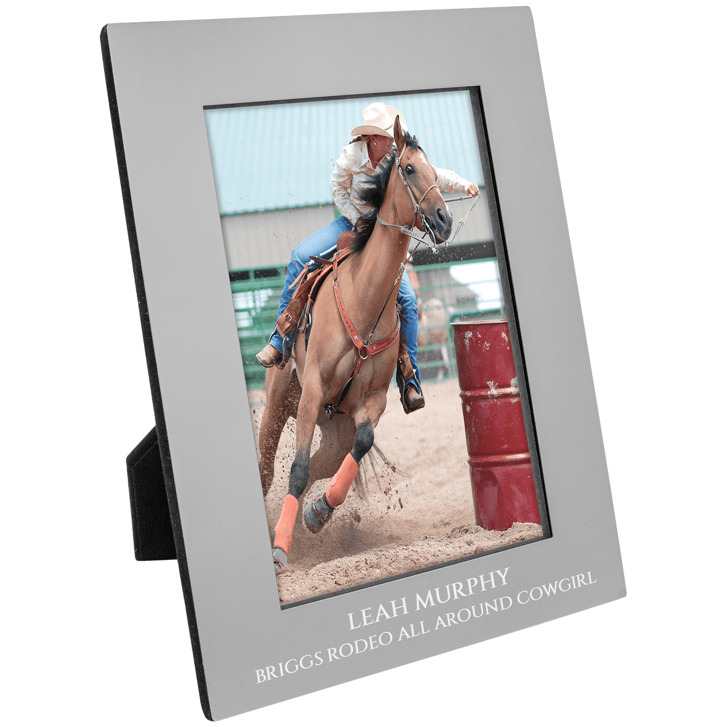 Gray Aluminum Photo Frame - 4" x 6"