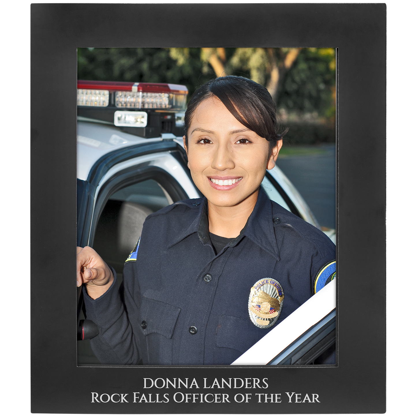 Black Aluminum Photo Frame - 8" x 10"