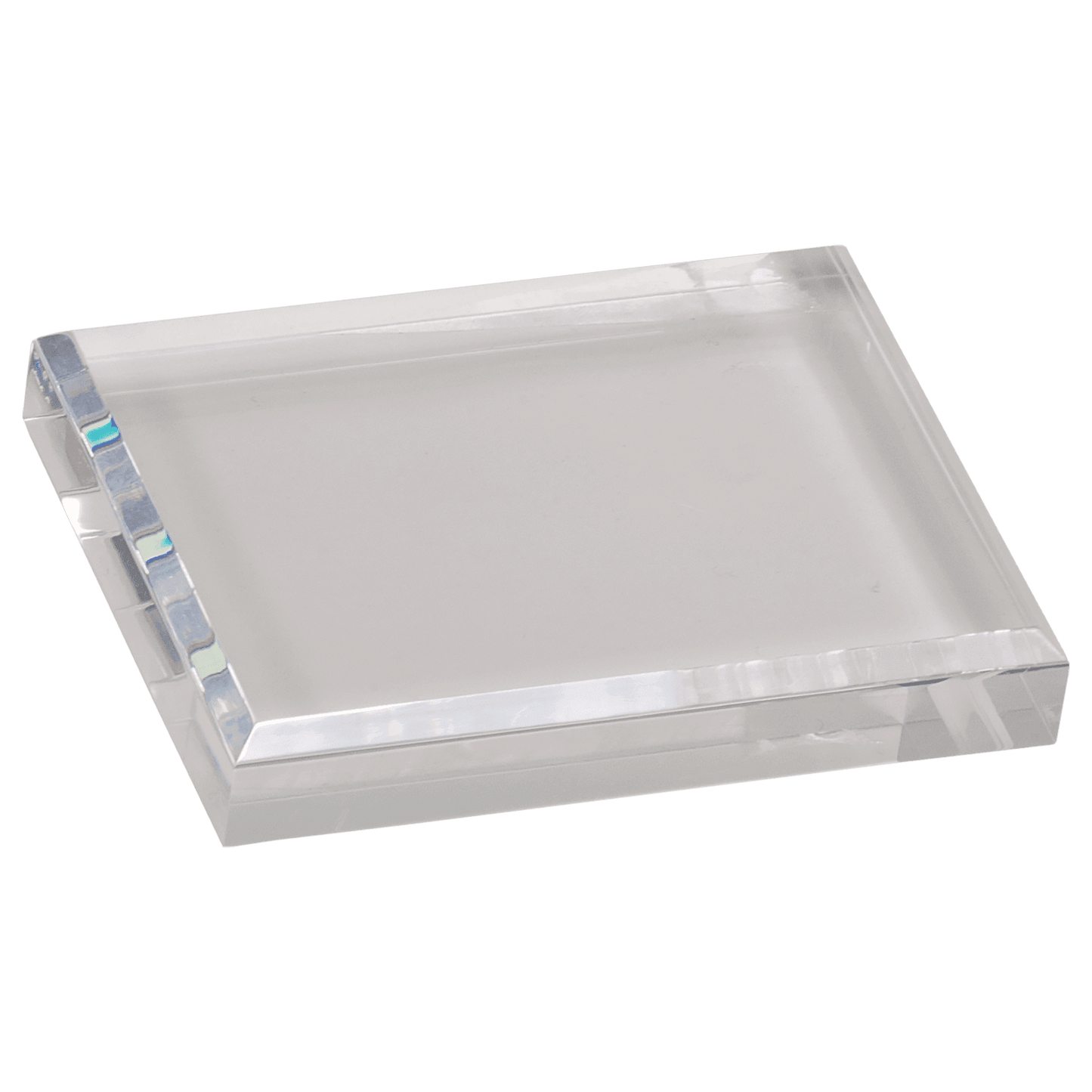 Clear Acrylic Paperweight - 4 1/2" x 3 1/2"