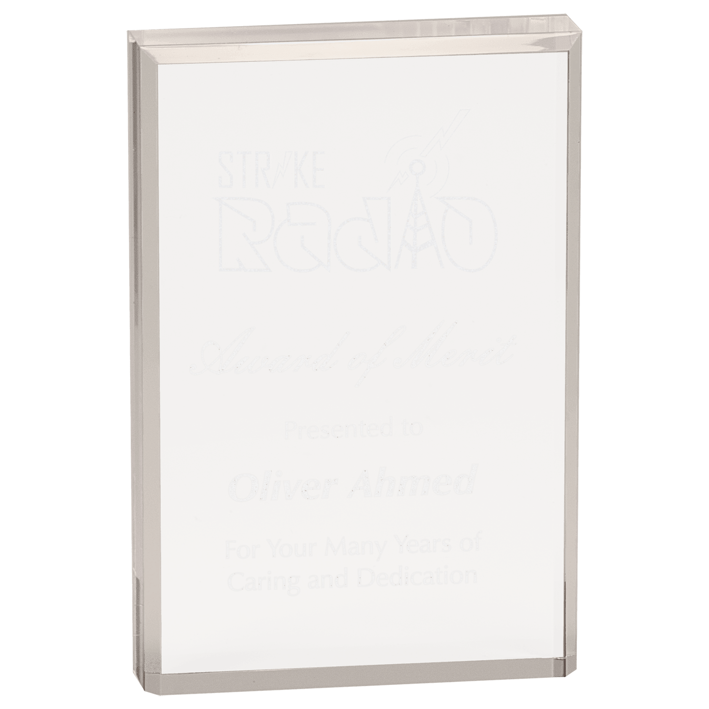 Clear Rectangle Acrylic - 4" x 6"
