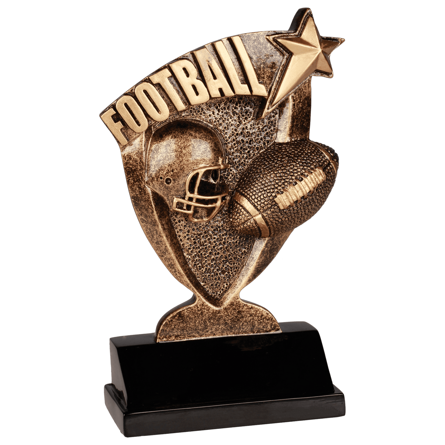 Football Broadcast Resin - 6"