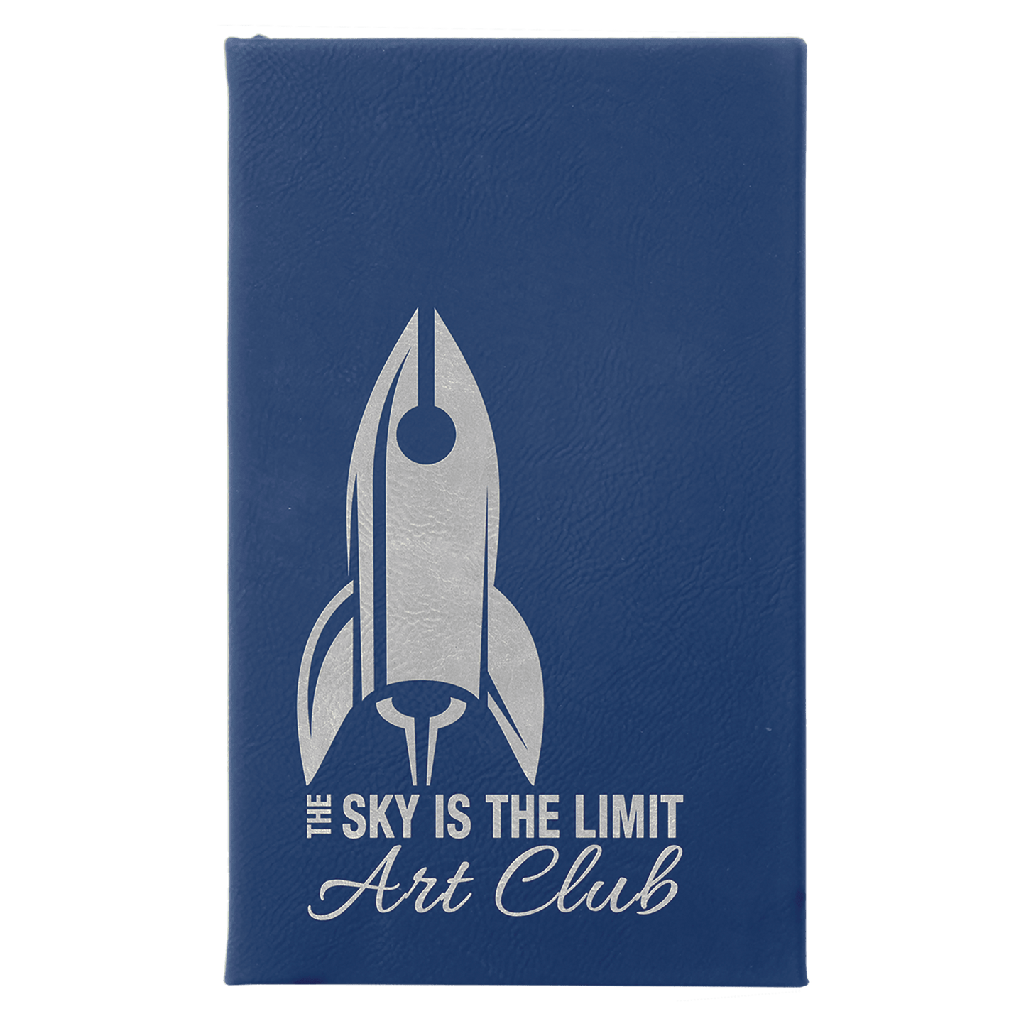 5 1/4" x 8 1/4" Leatherette Sketch Book with Unlined Notepad
