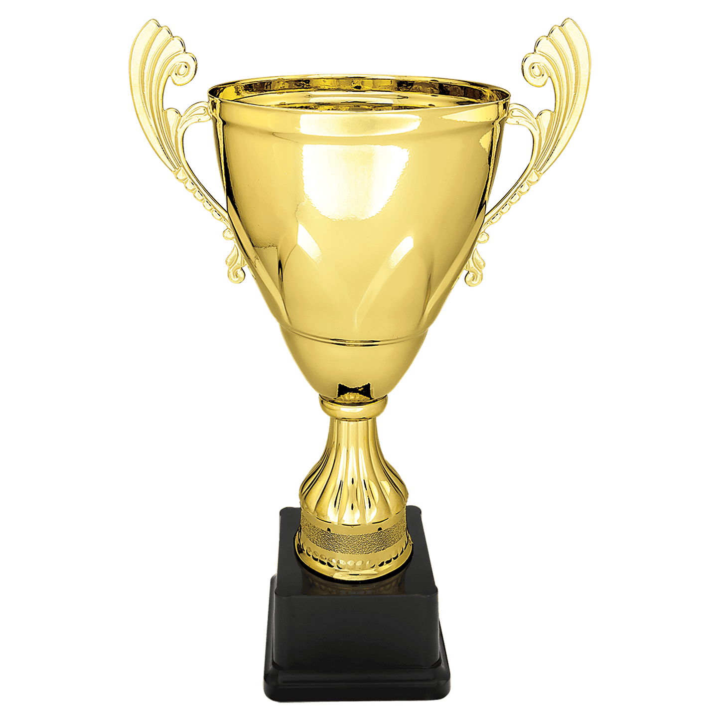 Gold Completed Metal Cup on Plastic Base - 13"