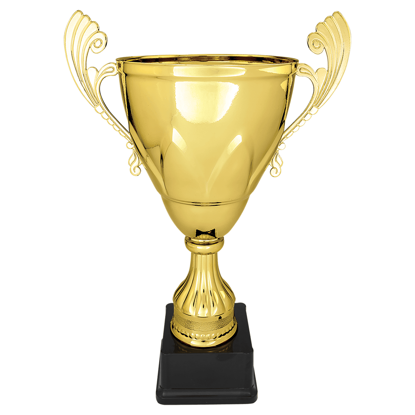 15" Gold Completed Metal Cup on Plastic Base