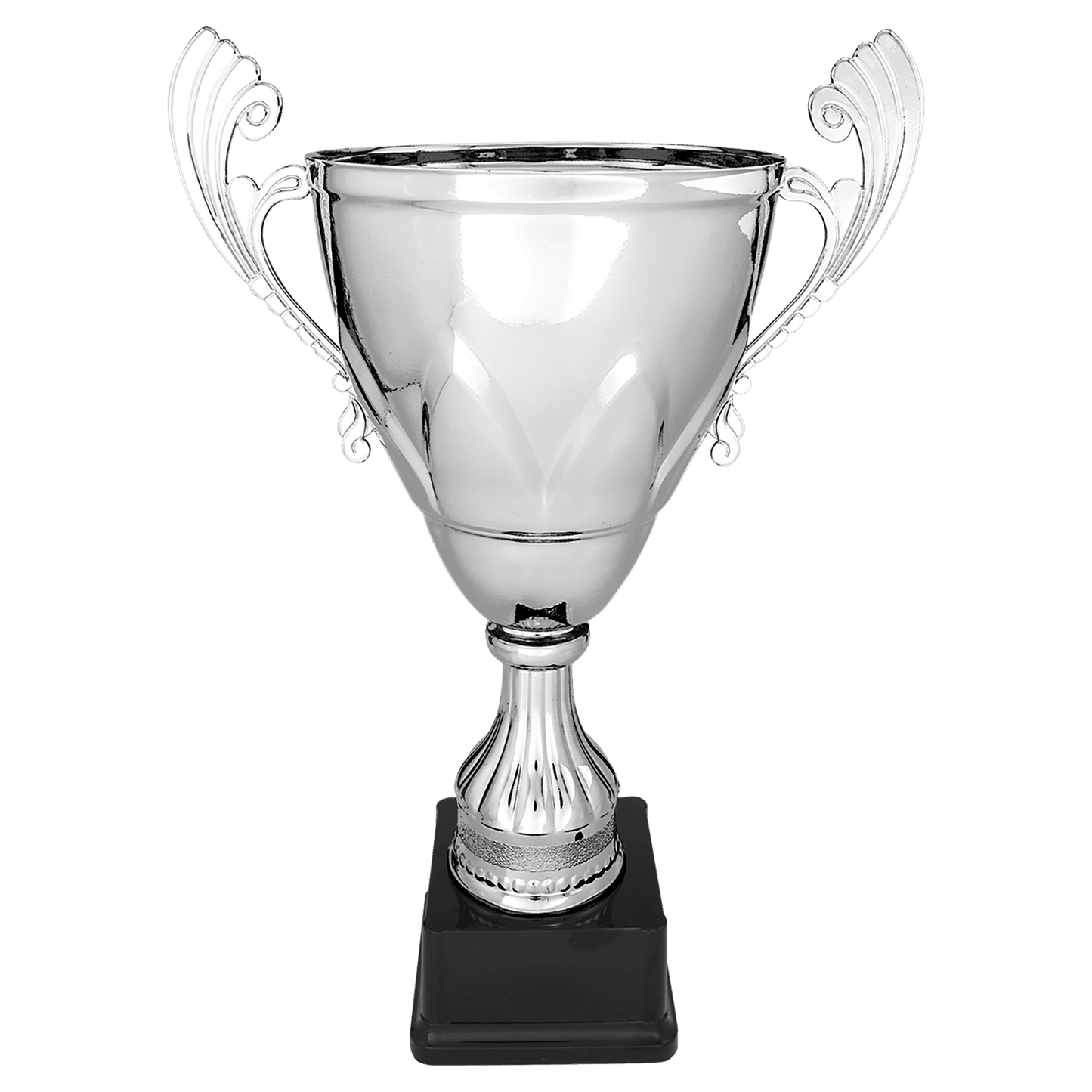 16 3/4" Silver Completed Metal Cup on Plastic Base