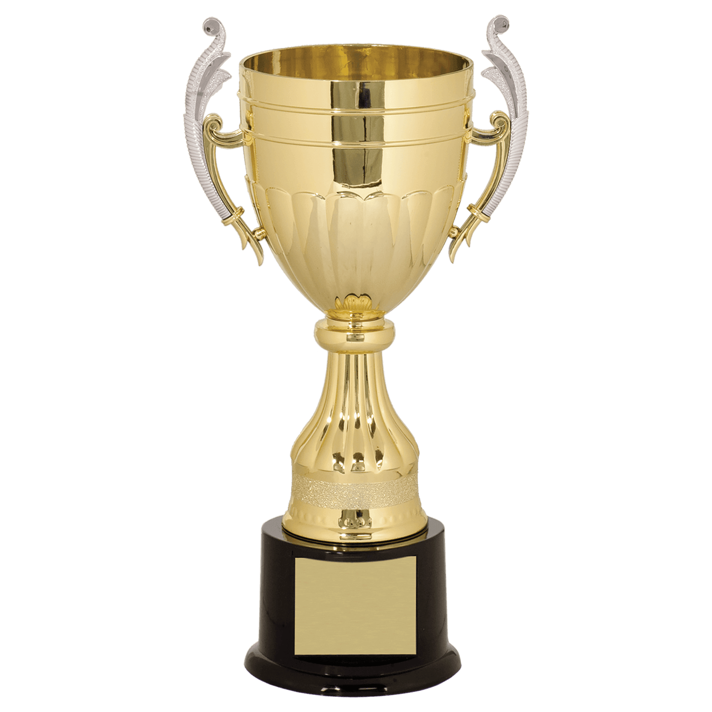 Gold/Silver Plastic Completed Cup Trophy - 11"
