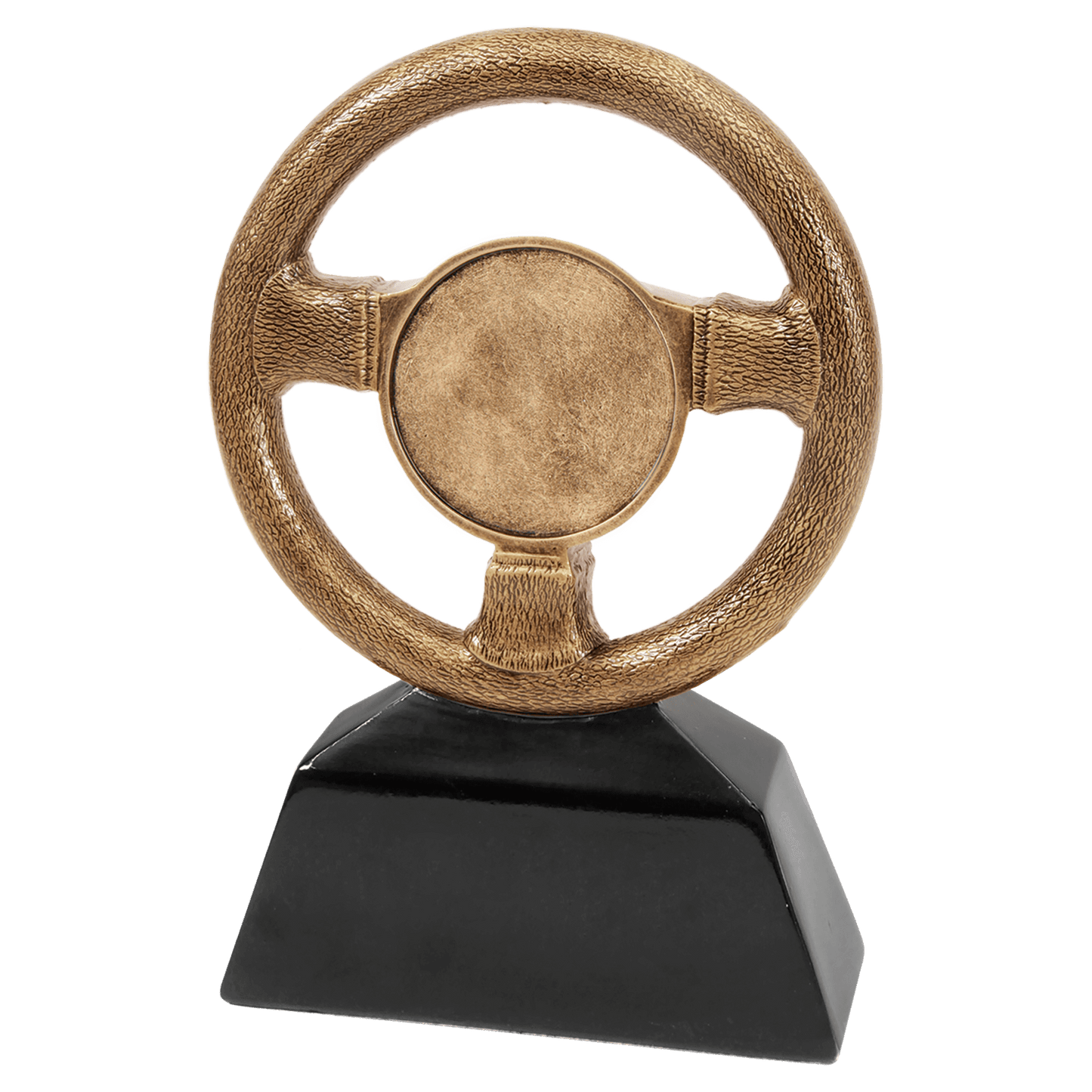 Antique Gold Steering Wheel Resin with 2" Insert Area - 7"