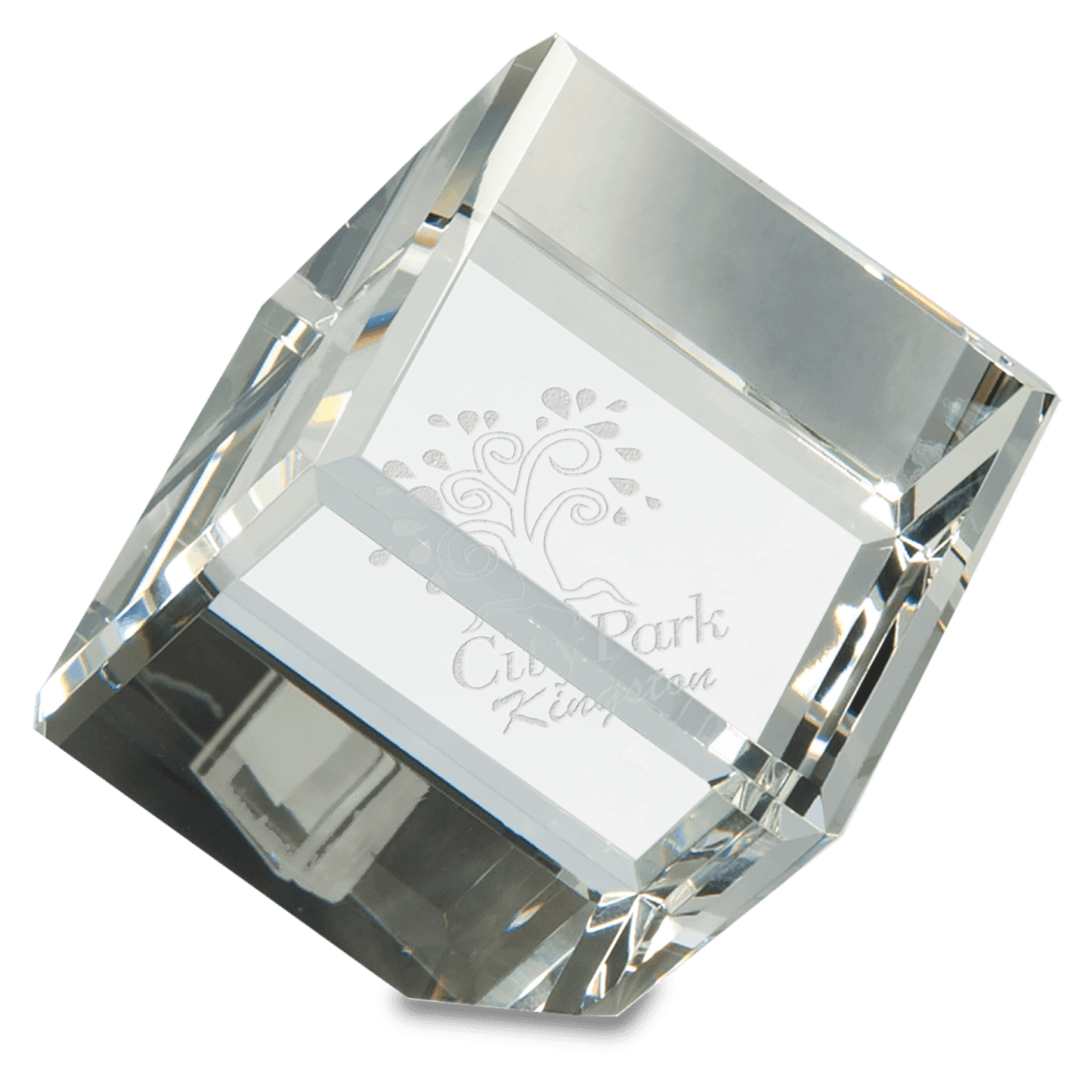 Crystal Cube - 3" x 3"