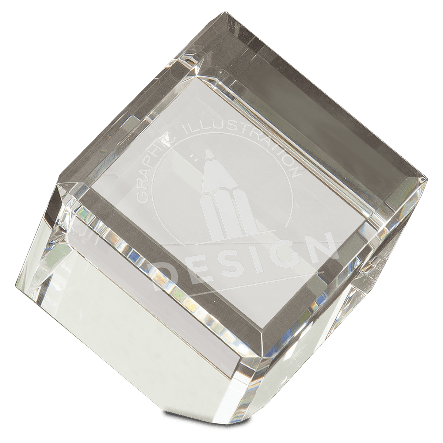 Crystal Cube - 3 1/2" x 3 1/2"