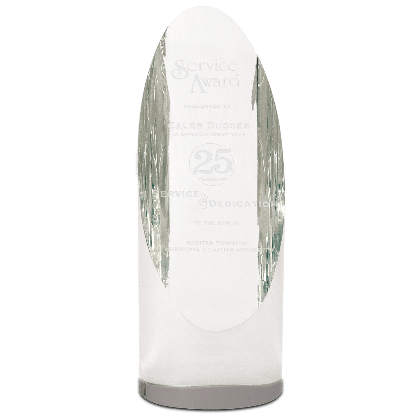 Crystal Cylinder - 7 1/2"