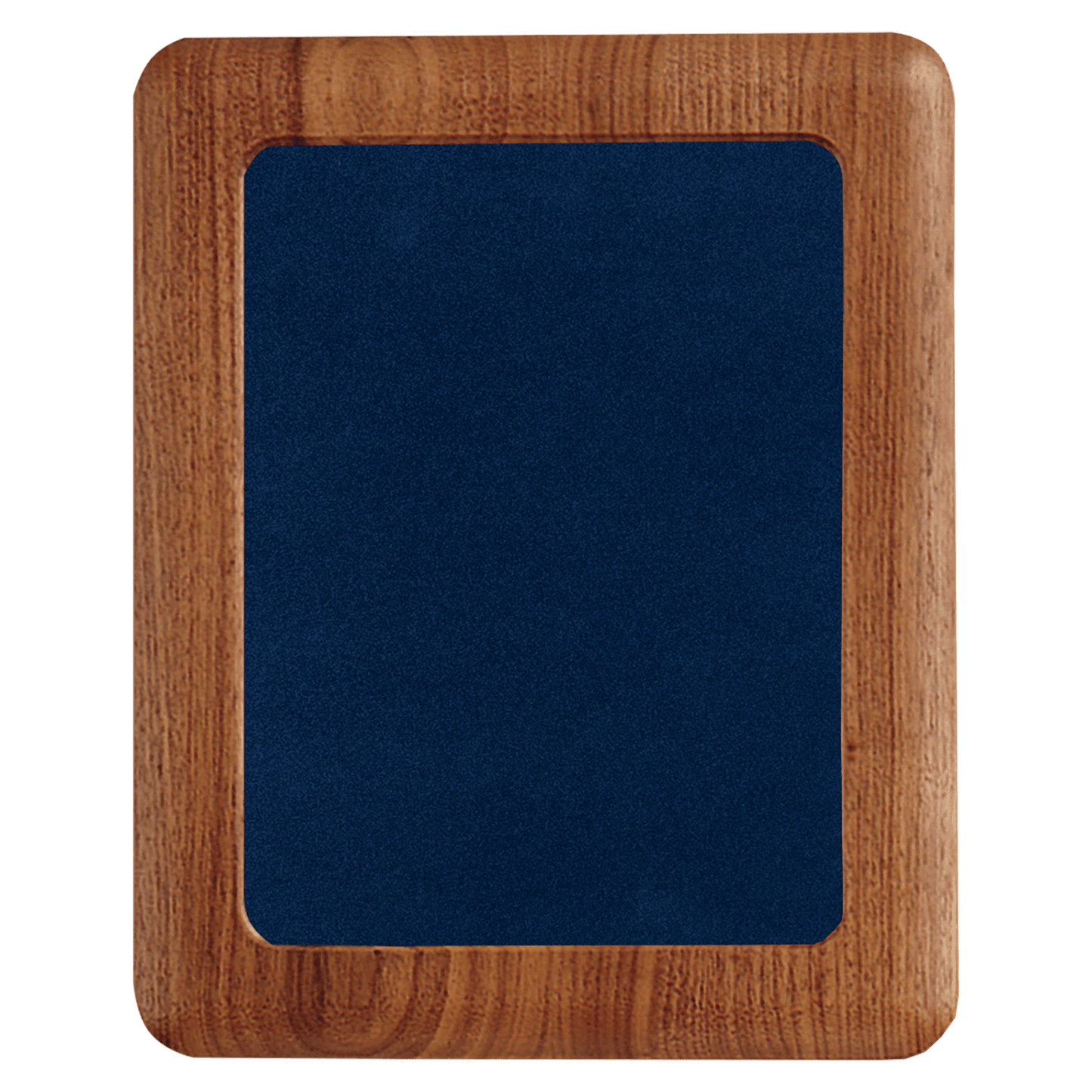 12" x 15" American Walnut Airflyte Frame with Blue Velour Backing (Assembled)
