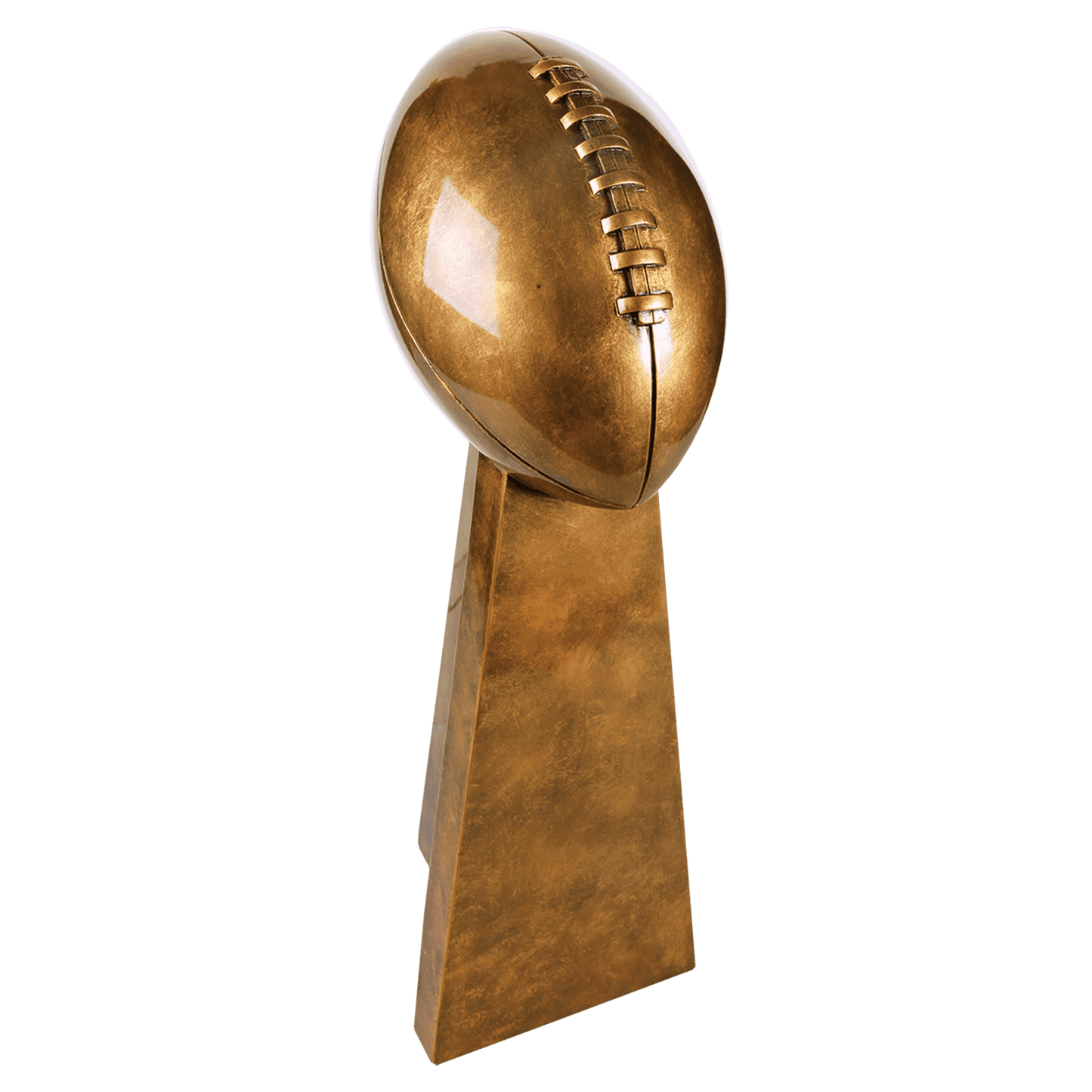 Antique Gold Football Resin - 10 1/4"