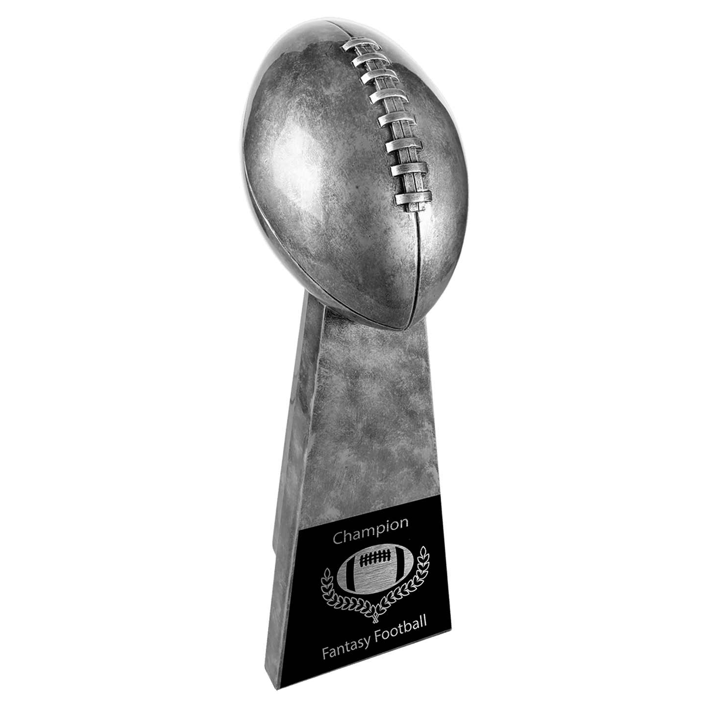 Antique Silver Football Resin - 10 1/4"