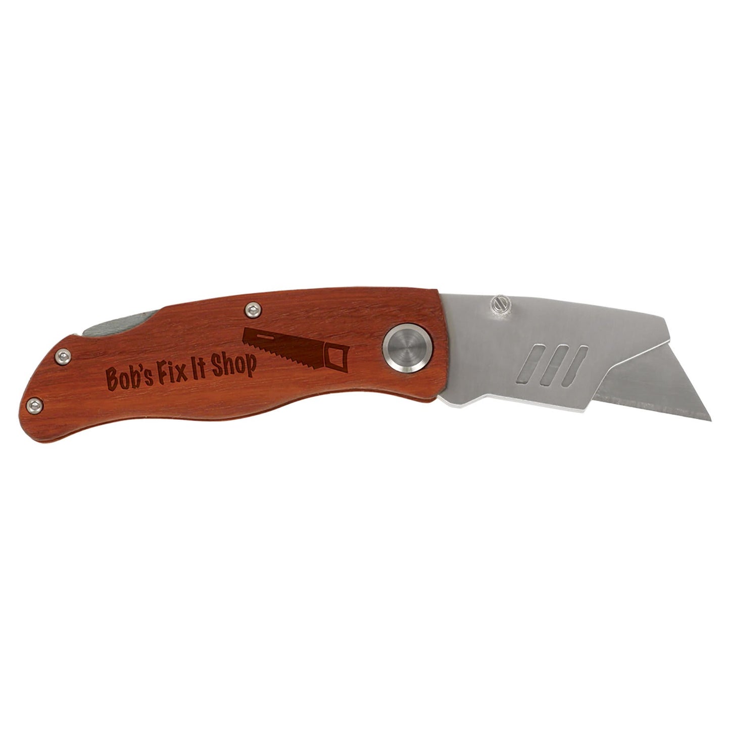Wood Handle Utility Knife - 4"