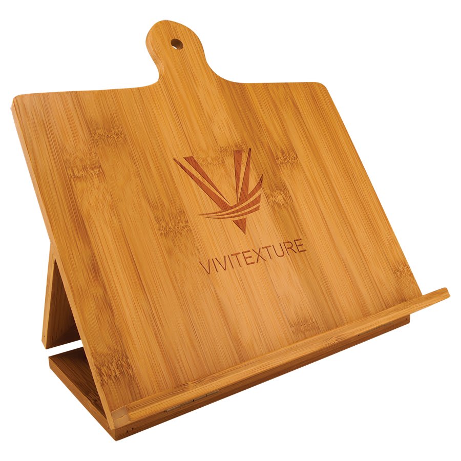 Bamboo Standing Chef's Easel - 10 1/4" x 10 1/2"
