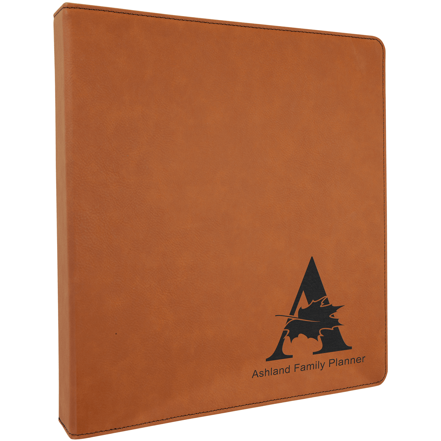 Rawhide Engravable Leatherette 3 Ring Binder with 1" Slant D Rings - 10 1/2" x 11 1/2"