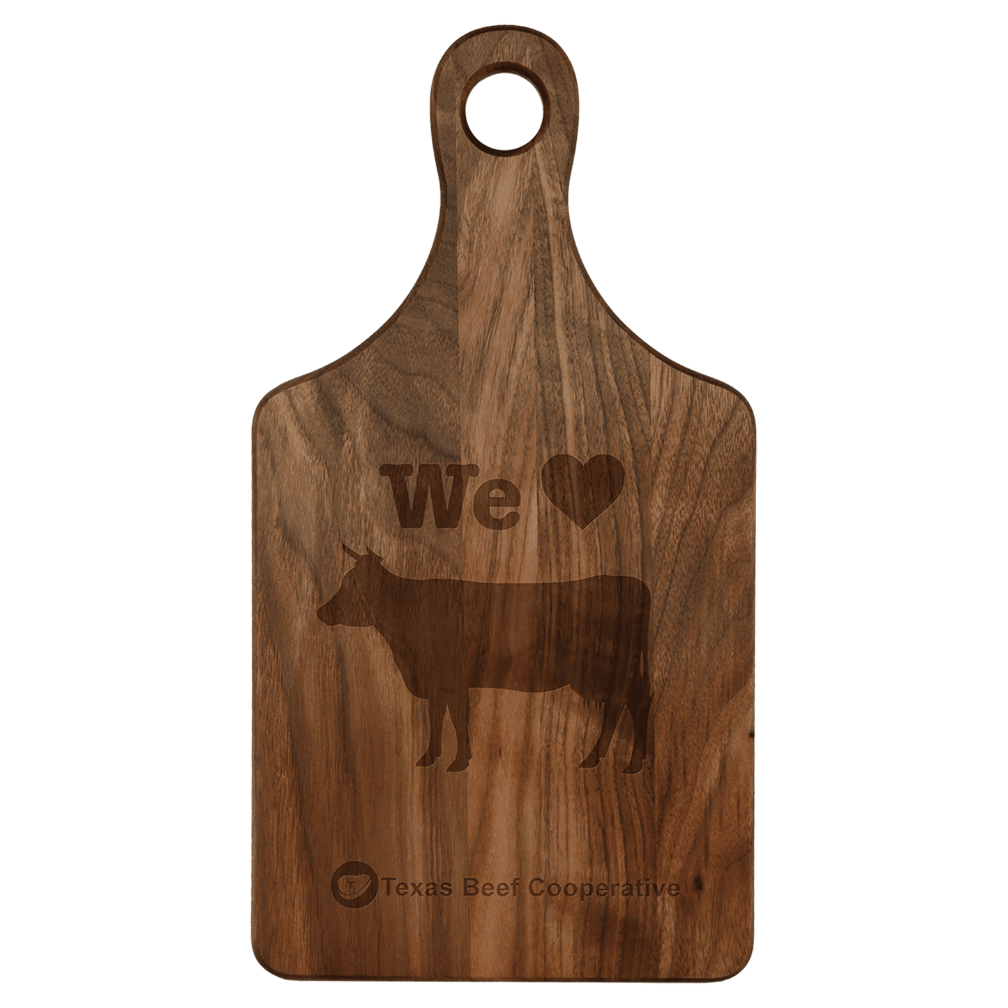 Walnut Paddle Shape Cutting Board - 13 1/2" x 7"