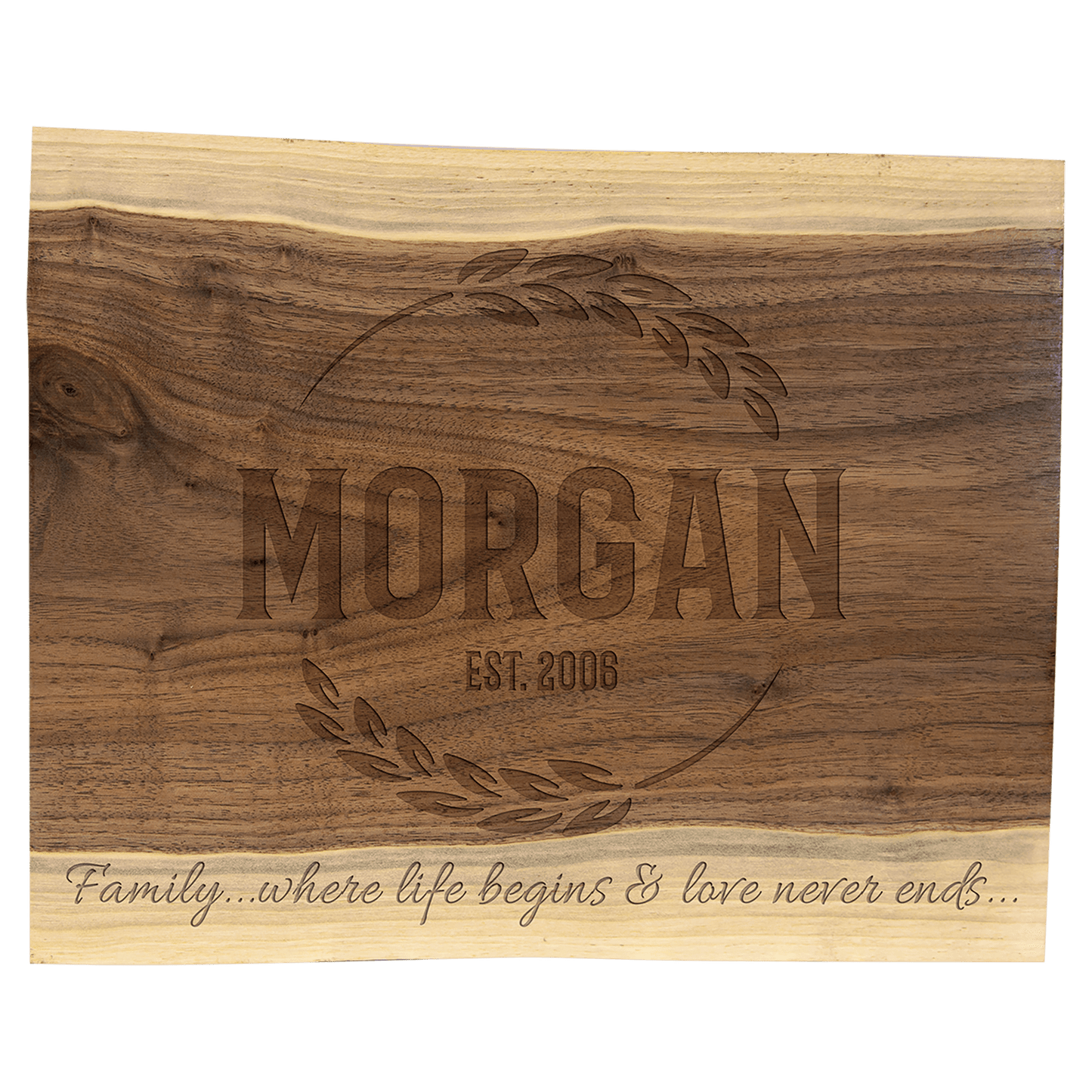 1/2"x 8 3/4" Black Walnut Cutting and Charcuterie Board - 11