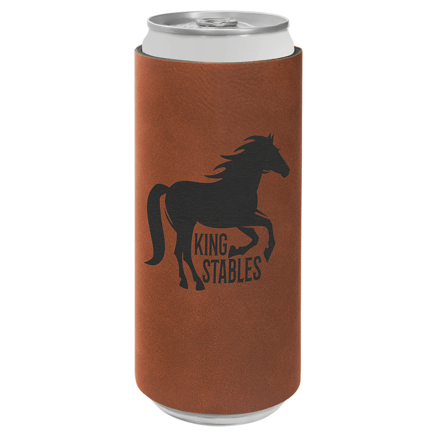 Rawhide Engravable Leatherette Slim Beverage Holder