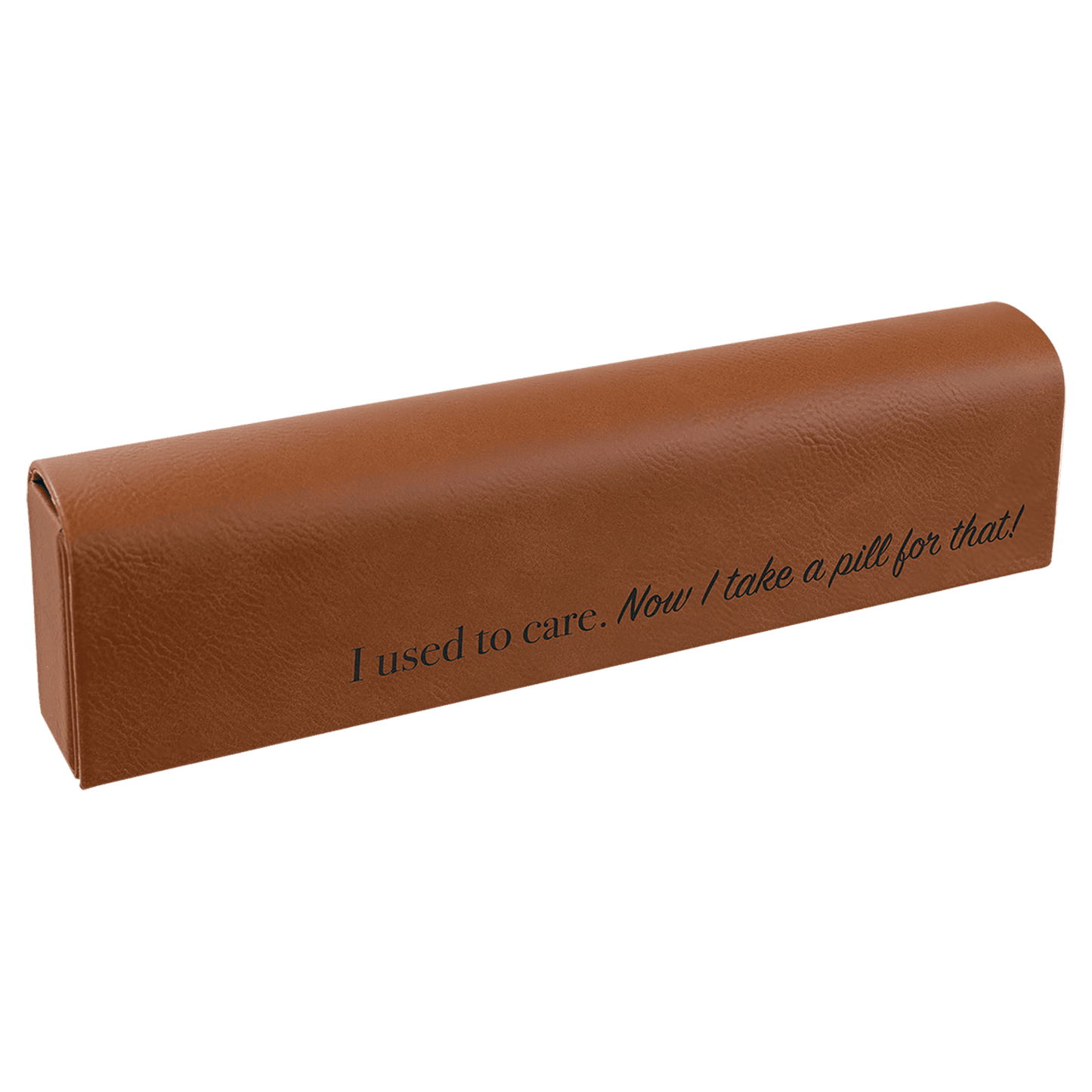 Rawhide Engravable Leatherette Pill Box - 9 3/4" x 2 1/2"