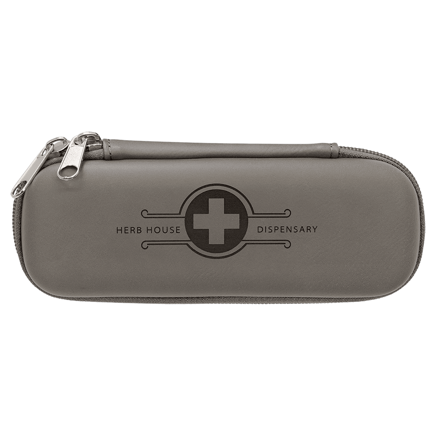 7" x 2 1/2" x 1 3/4" Gray Smoke Case