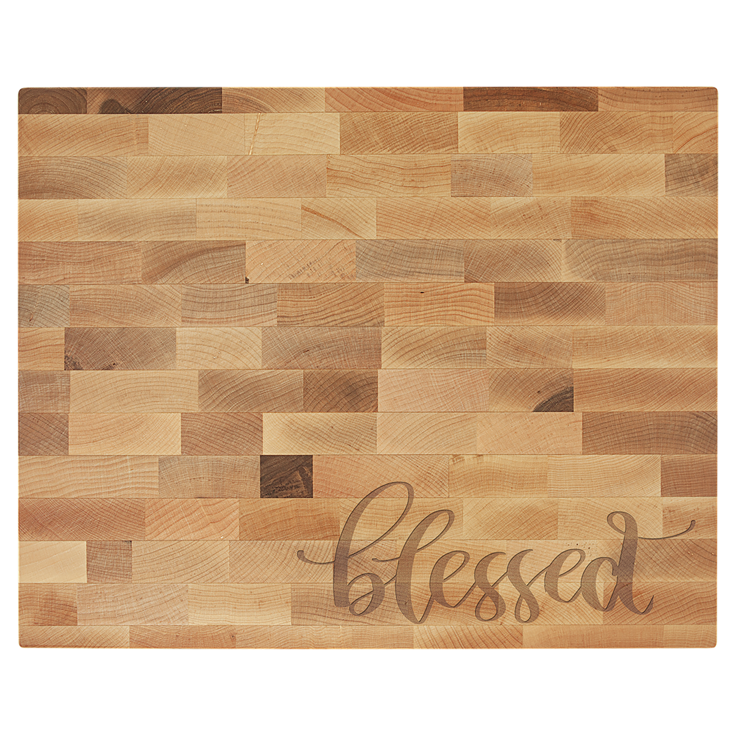 16" x 13" x 1 1/2" Maple Butcher Block Cutting Board