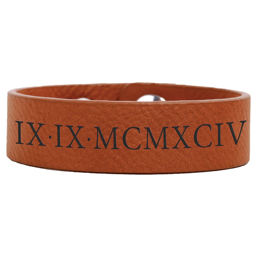 Rawhide Engravable Leatherette Youth Cuff Bracelet - 8 1/2" x 3/4"