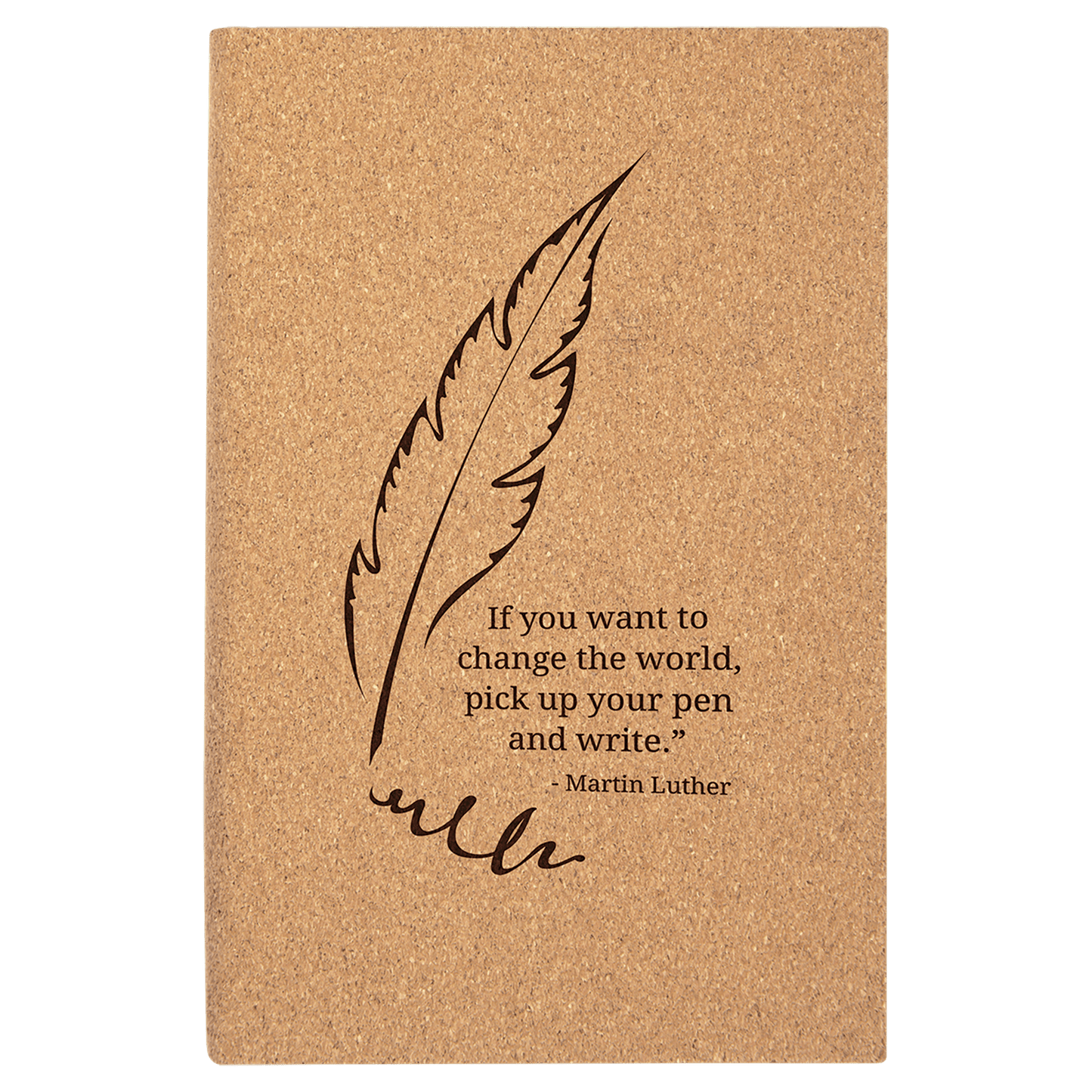 Cork Journal with Lined Notepad - 5 1/4" x 8 1/4"