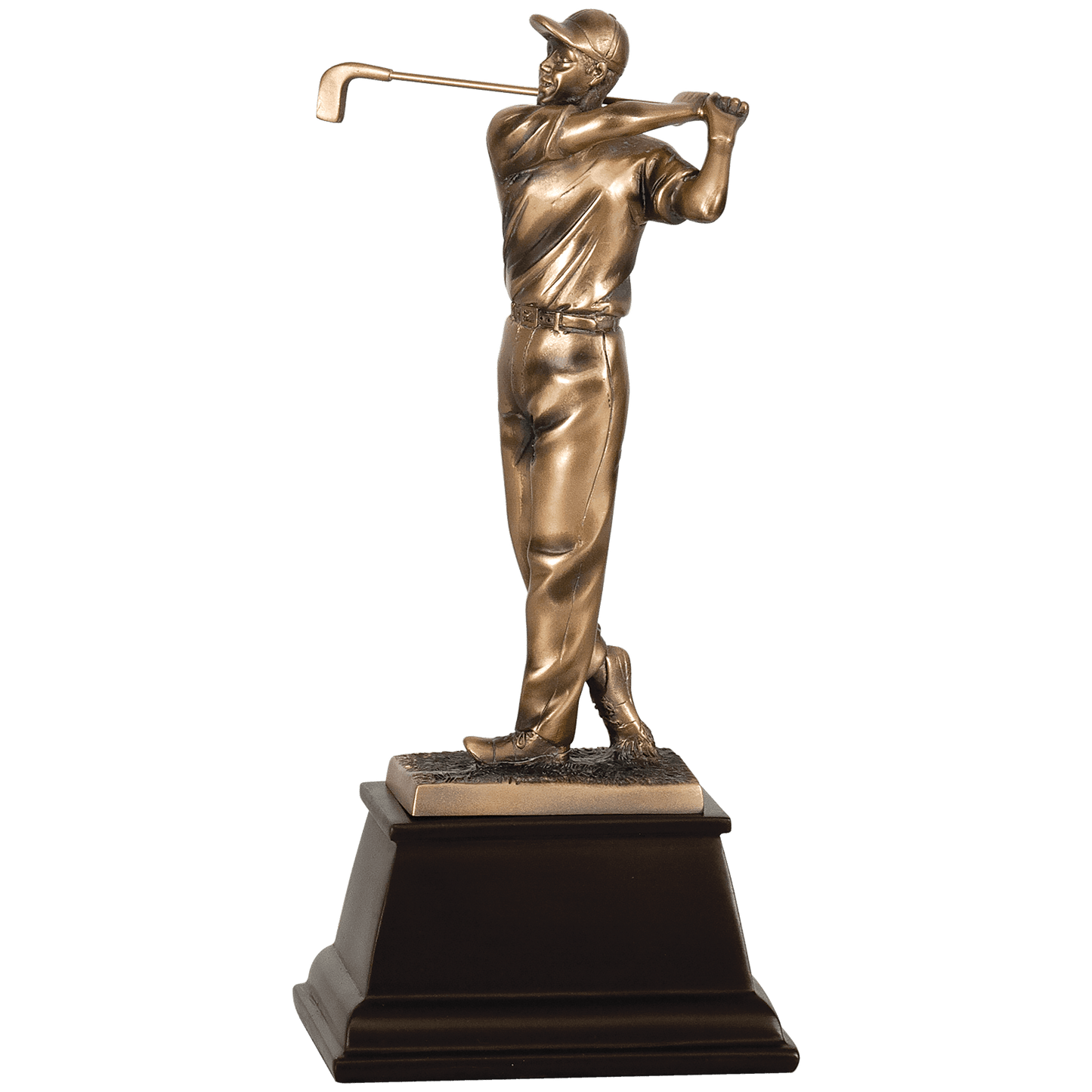 13" Bronze Male Golf Resin Award