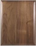 9" x 12" Elliptical Edge Square Corner Genuine Walnut Plaque