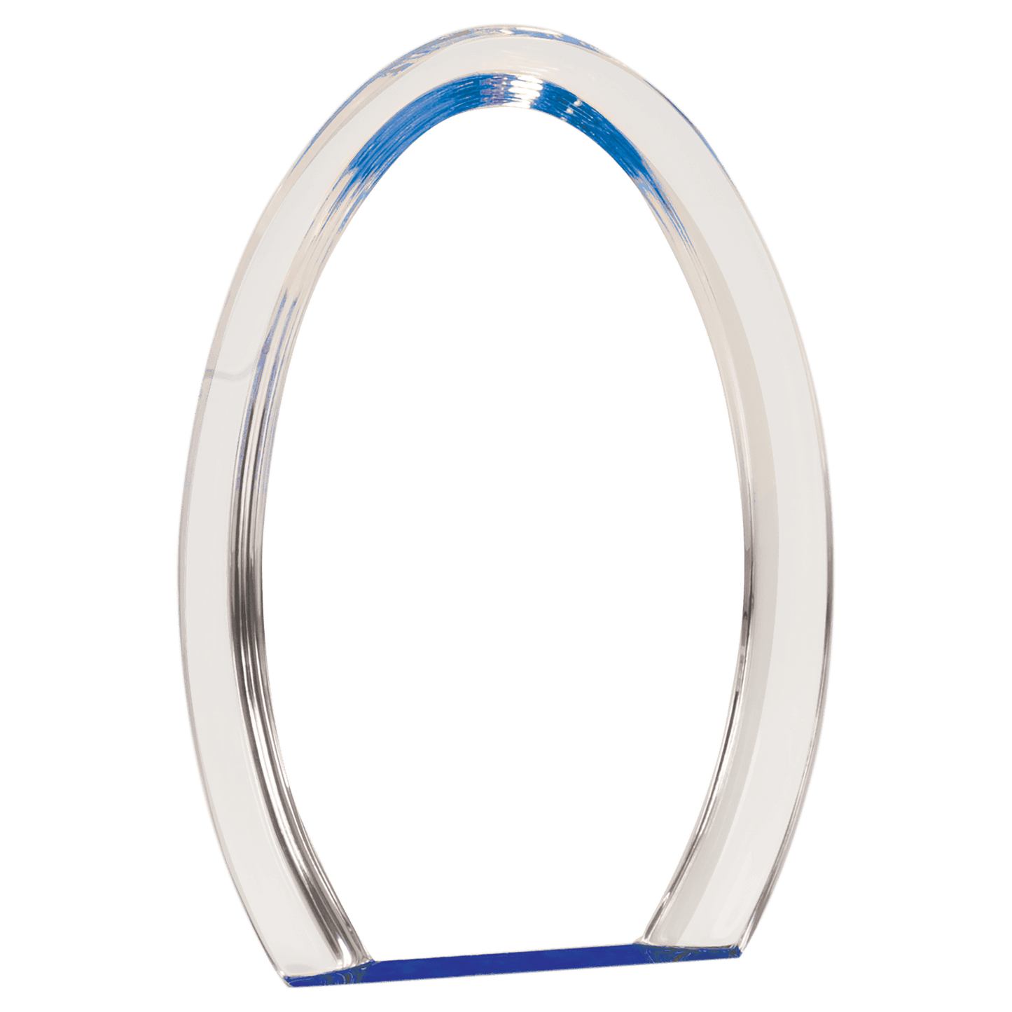 Blue Oval Halo Acrylic - 8"