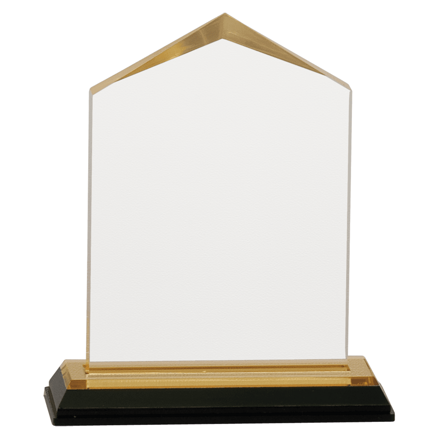 3 1/2" x 5 1/2" Gold Jewel Impress Acrylic
