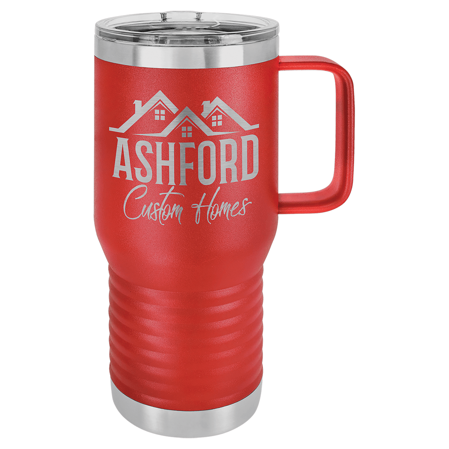 Polar Camel 20 oz. Red Vacuum Insulated Travel Mug with Slider Lid