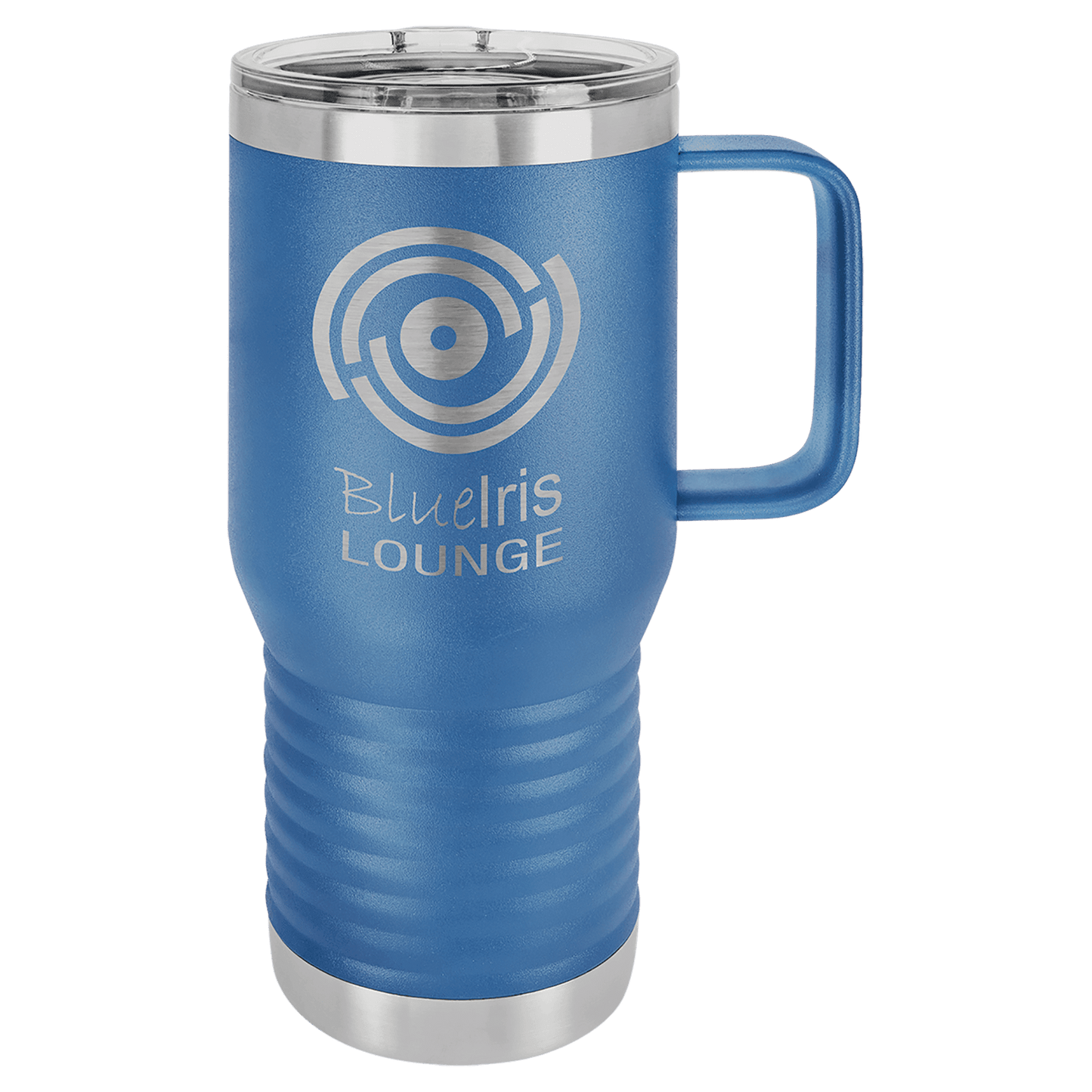 Polar Camel 20 oz. Royal Blue Vacuum Insulated Travel Mug with Slider Lid