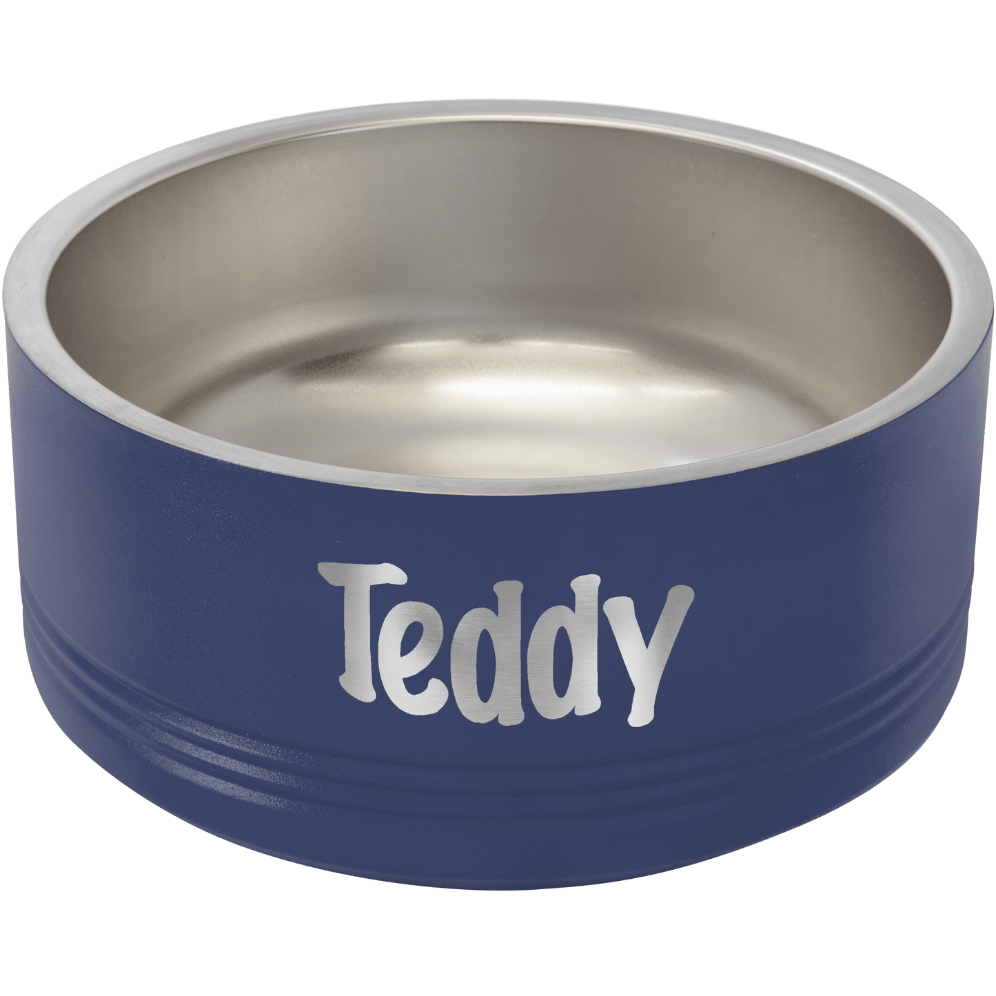 Polar Camel 32 oz. Medium Navy Blue Pet Bowl