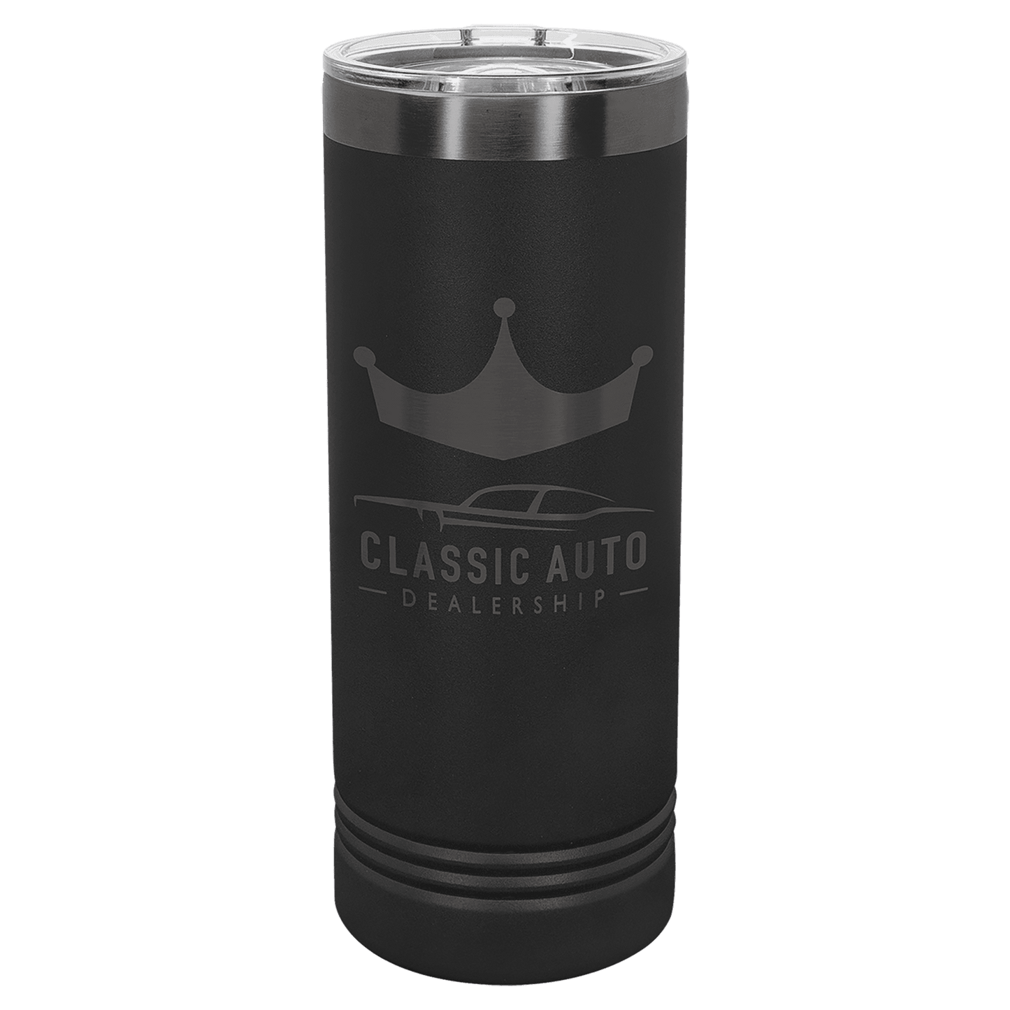 Polar Camel 22 oz. Black/Ghost Black Skinny Tumbler