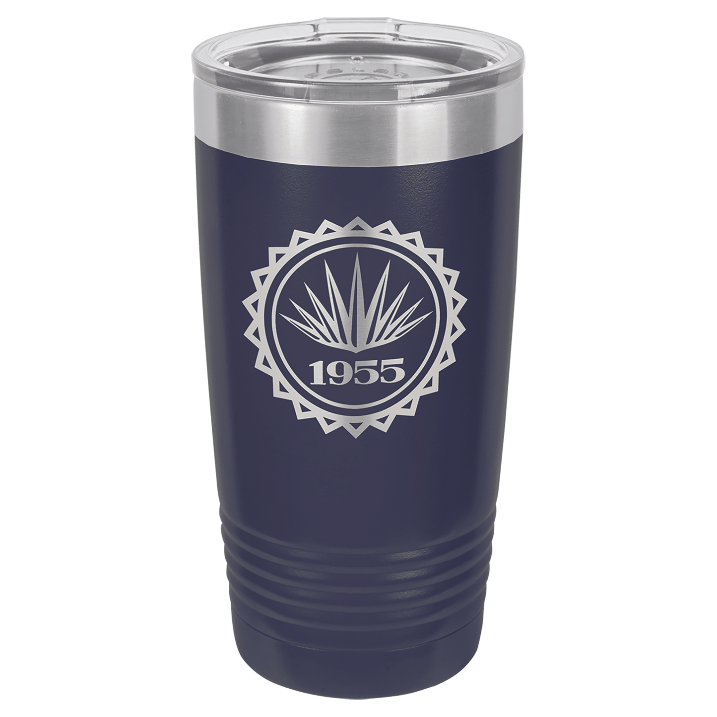 Polar Camel 20 oz. Navy Blue Ringneck Tumbler with Standard Lid