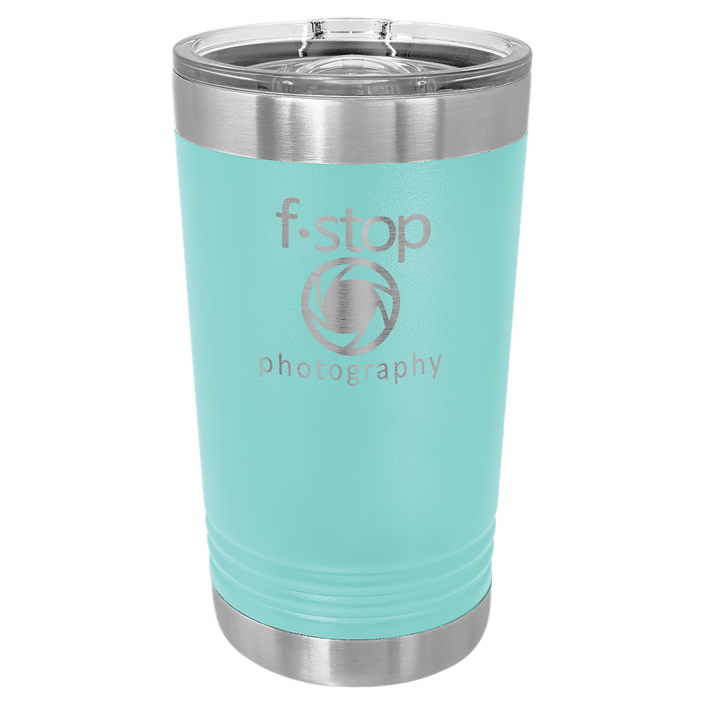 Polar Camel Teal 16 oz. Pint with Slider Lid