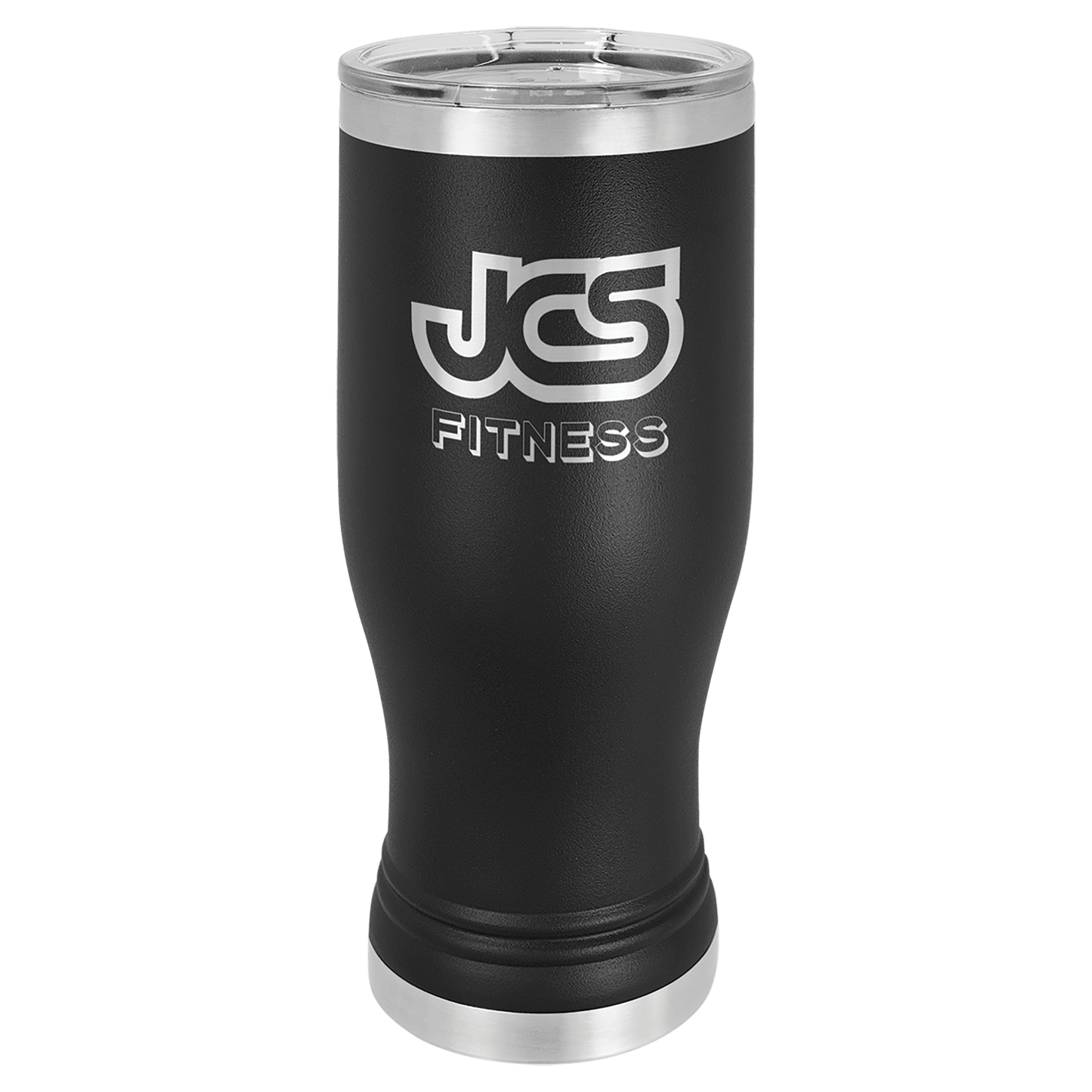 Polar Camel 20 oz. Black Pilsner Tumbler with Standard Lid