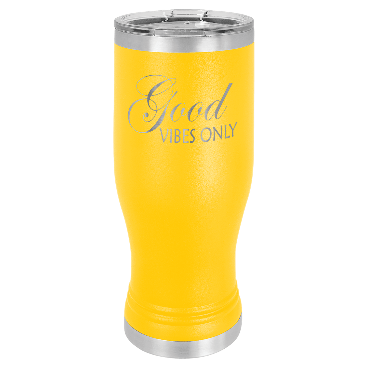 Polar Camel 20 oz. Yellow Pilsner Tumbler with Standard Lid