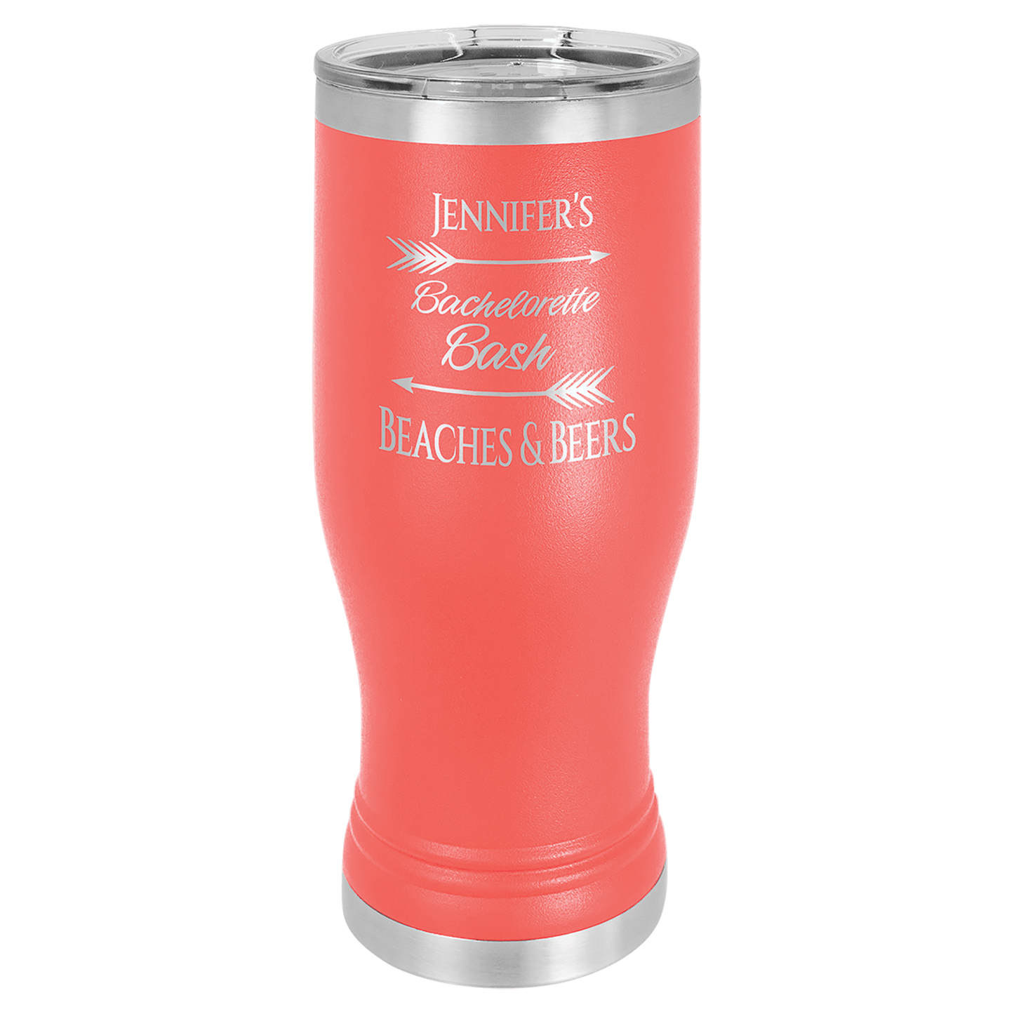 Polar Camel 20 oz. Coral Pilsner Tumbler with Standard Lid