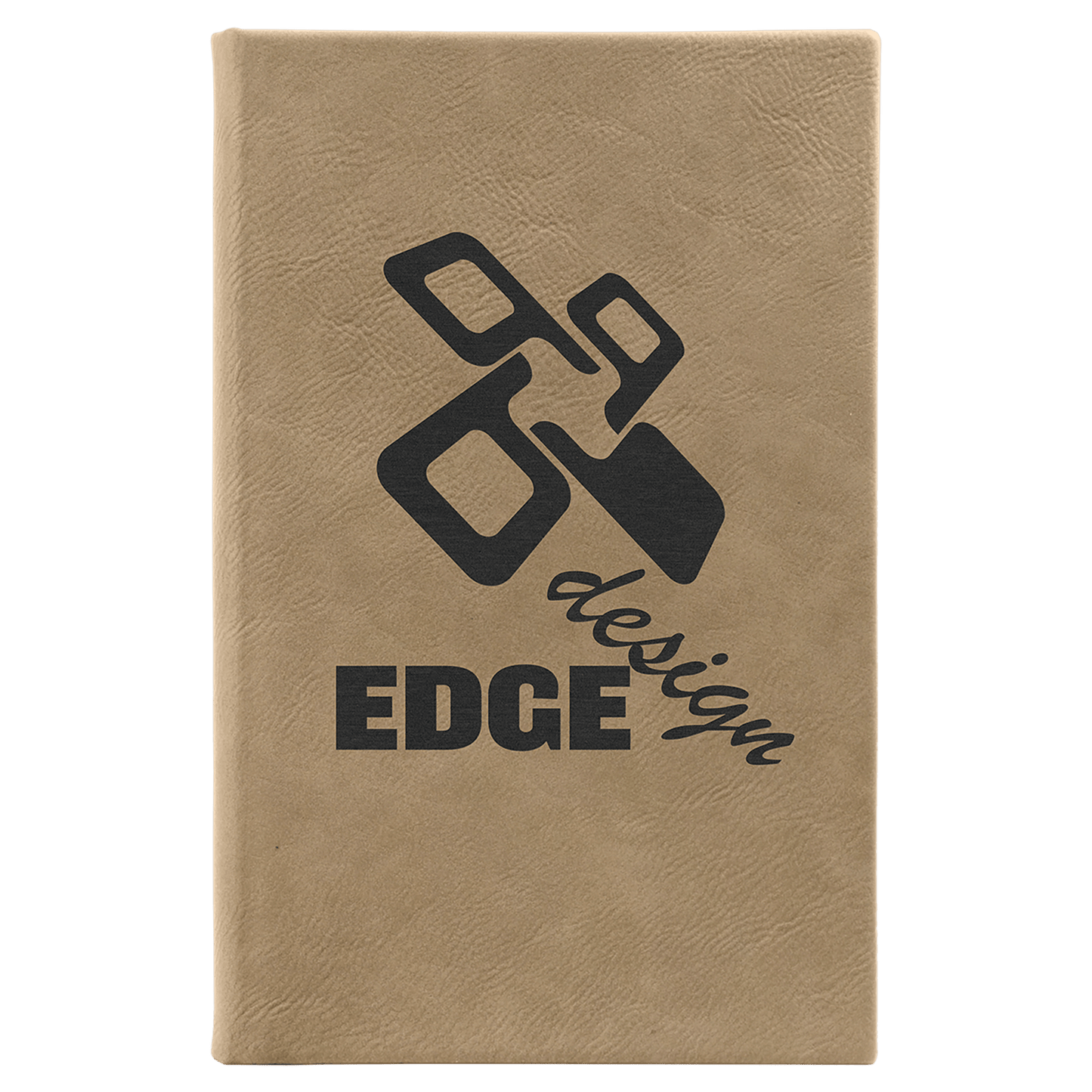 5 1/4" x 8 1/4" Leatherette Sketch Book with Unlined Notepad