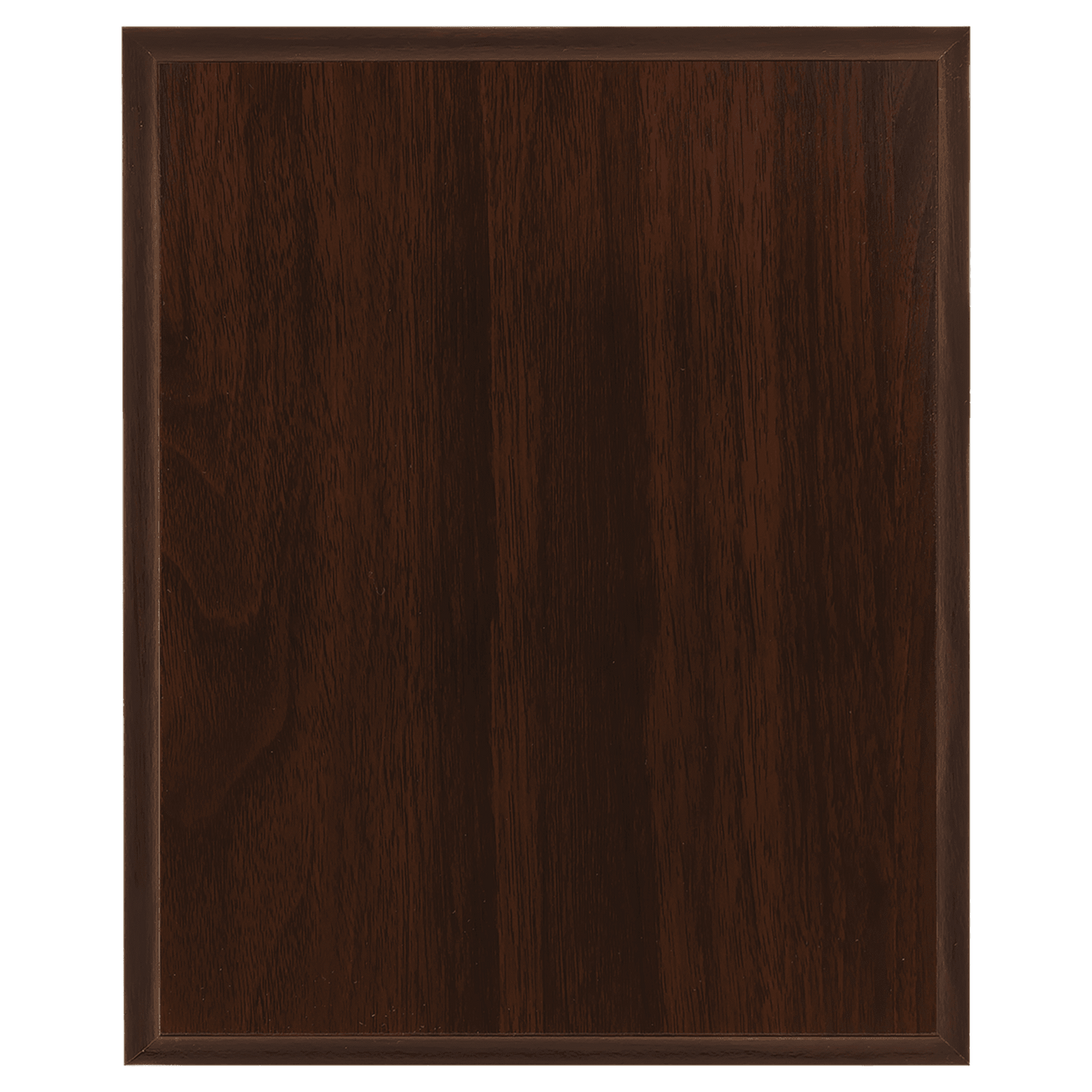 8" x 10" Mahogany Finish Plaque