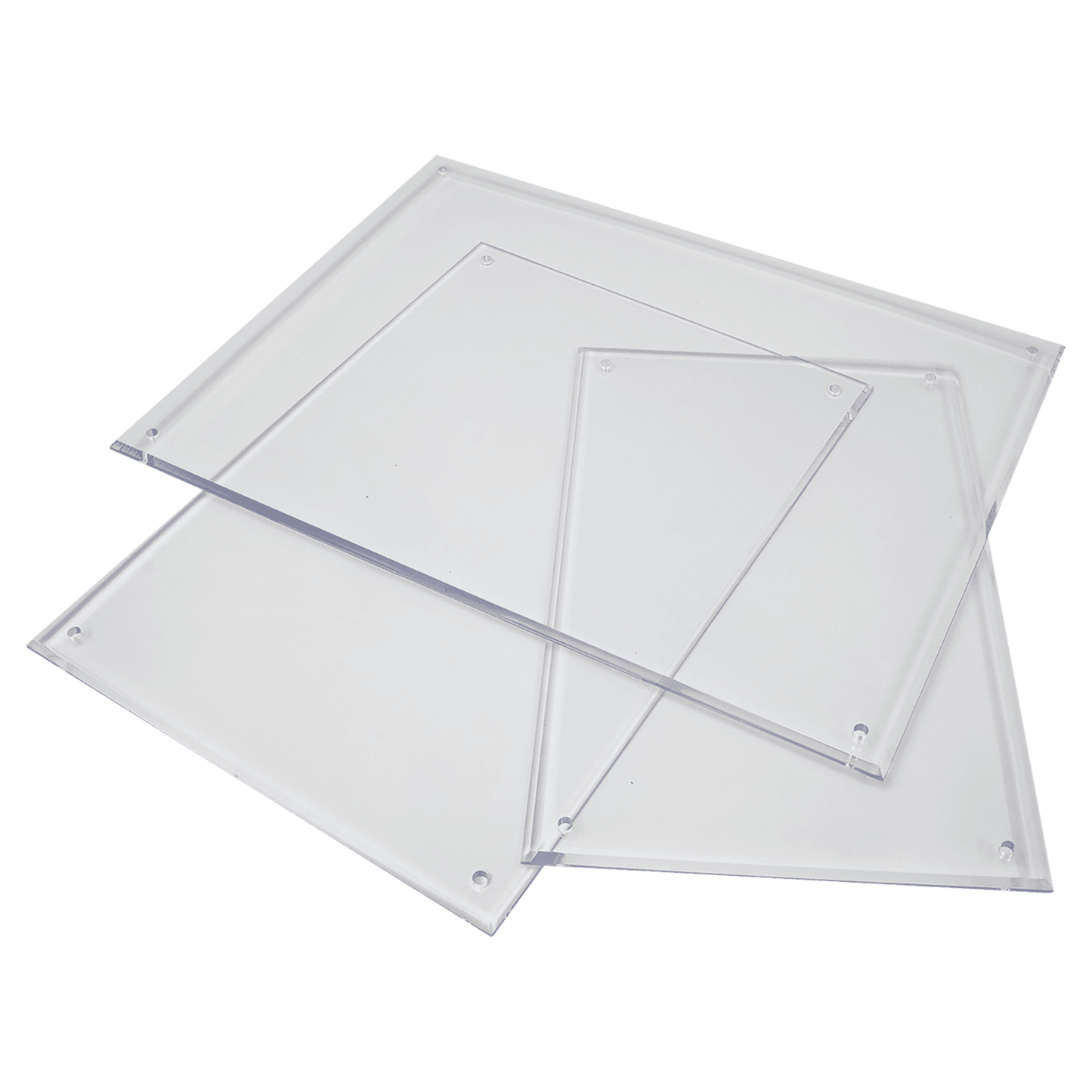 8" x 10" x 3/32" Clear Molded Plastic Covers