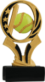 6" Softball MidNite Star Resin