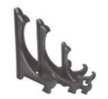 6" Black Plastic Easel