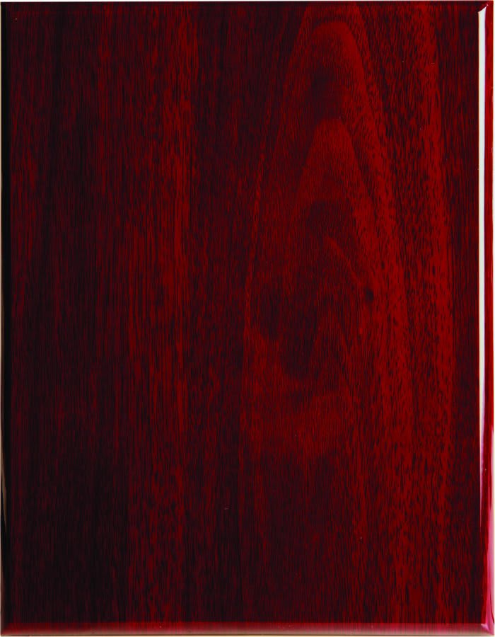 7" x 9" Rosewood Royal Piano Finish Plauqe